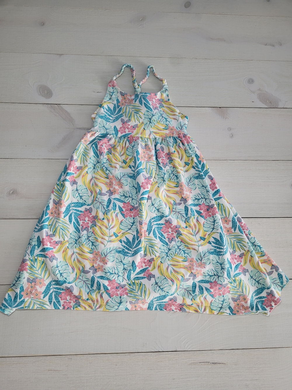 Tommy Bahama Girl's Lot Of 2 Dresses Tropical Floral Cotton Spring Summer. - Picture 8 of 11